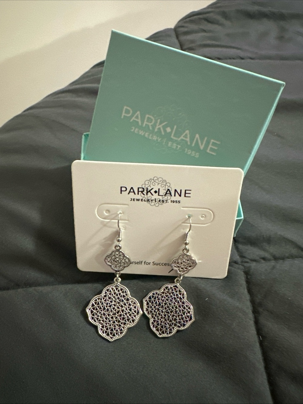 Park Lane Silver Filigree Dangle Earrings